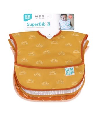 SuperBib Baby Boys and Girls Bibs, Pack of 3
