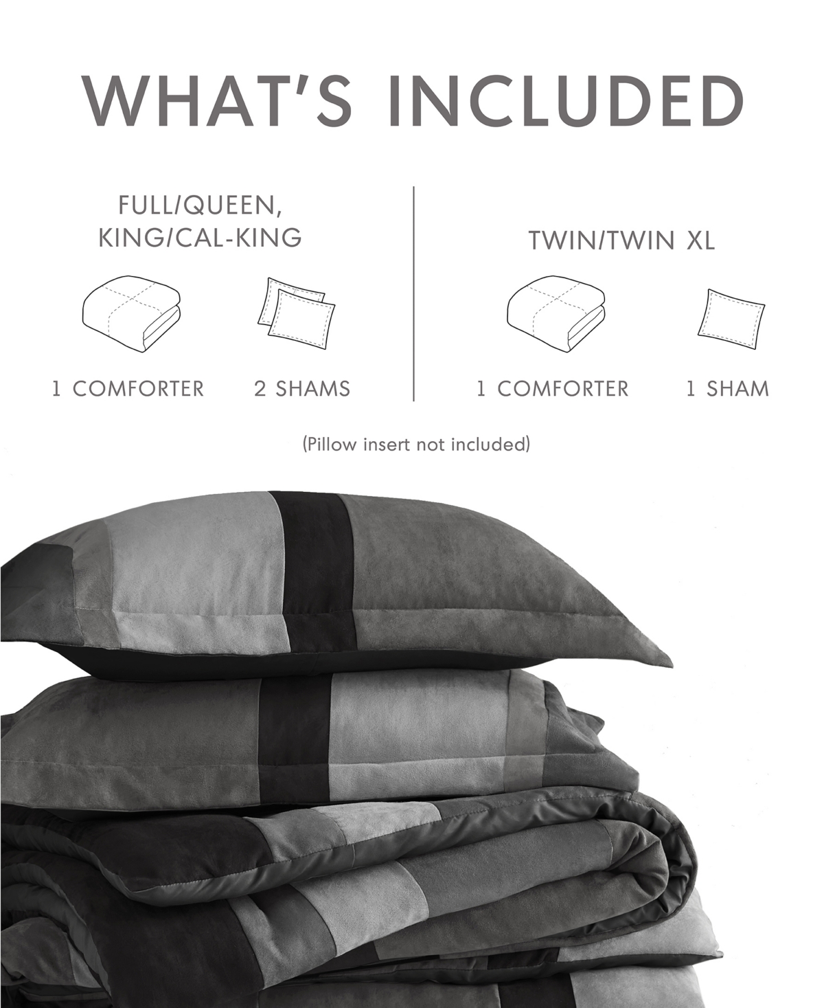 510 Design Boulder Stripe Micro Suede -Pc. Comforter Set