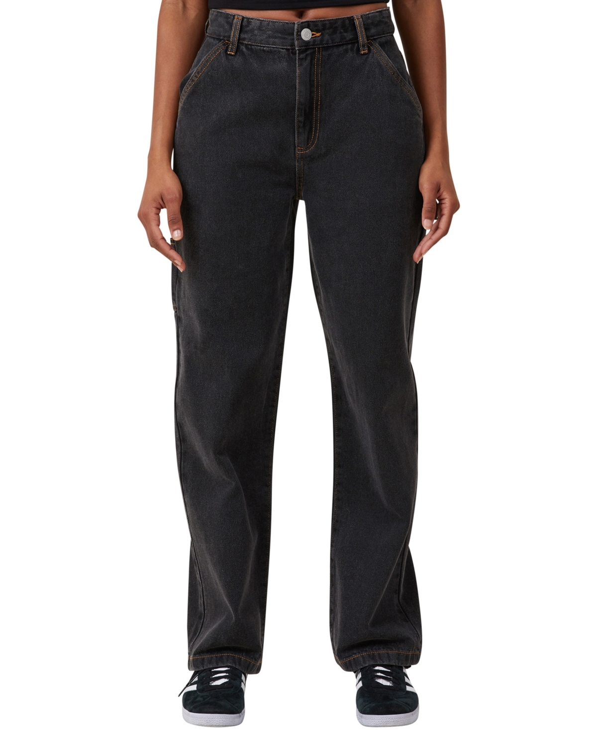 Women's Carpenter Straight Jeans - Smokey Black