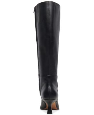 Women's Auggie Pointed-Toe Kitten-Heel Knee-High Dress Boots