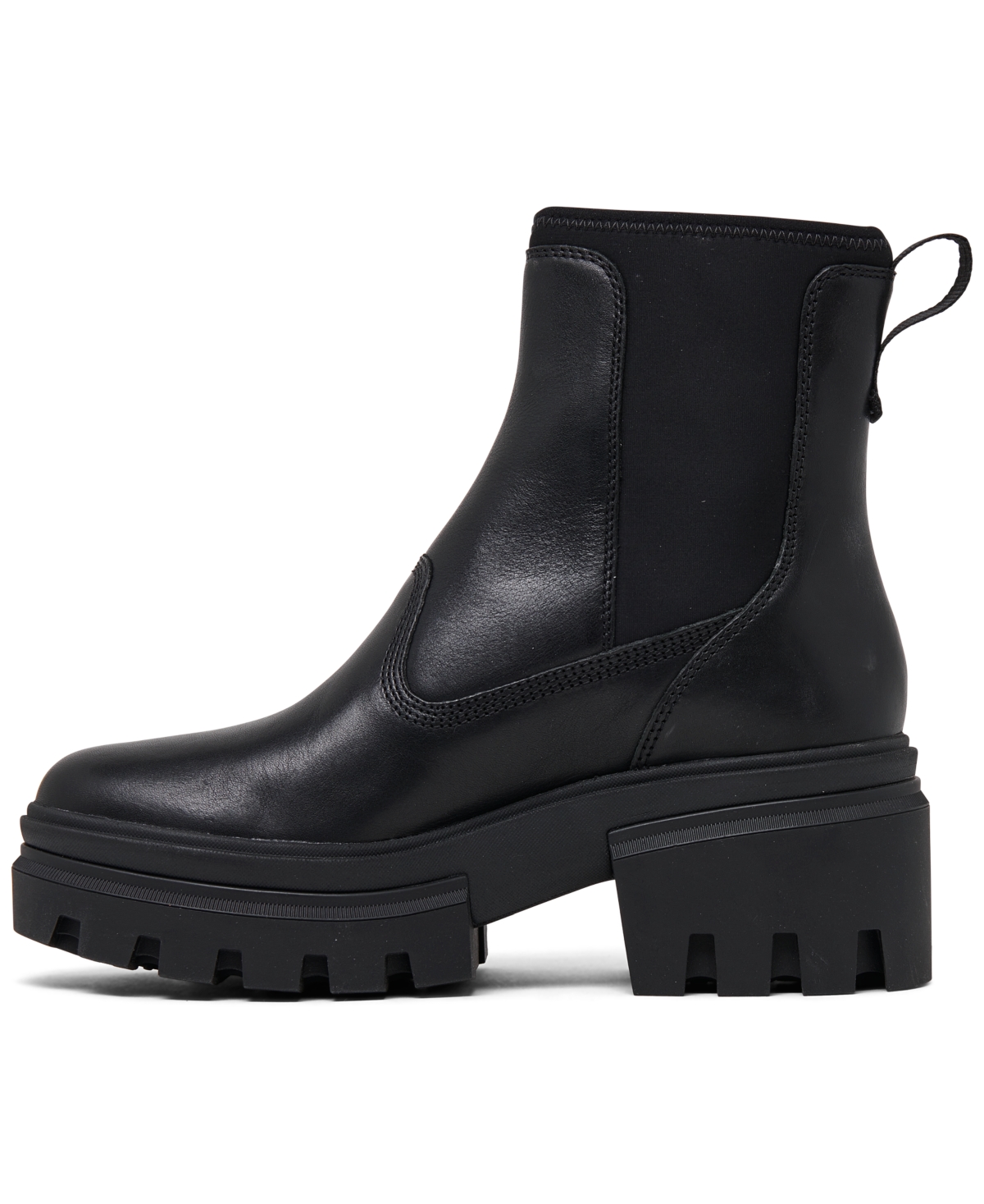 Shop Timberland Women's Everleigh Chelsea Boots From Finish Line In Jet Black
