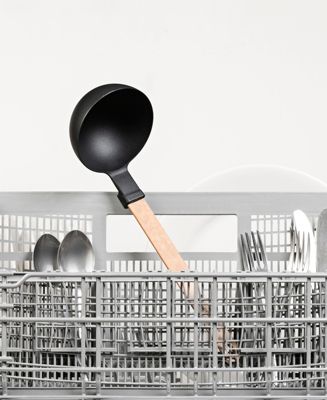 Gourmet Series Nylon Ladle with Black Head Handle, 13"