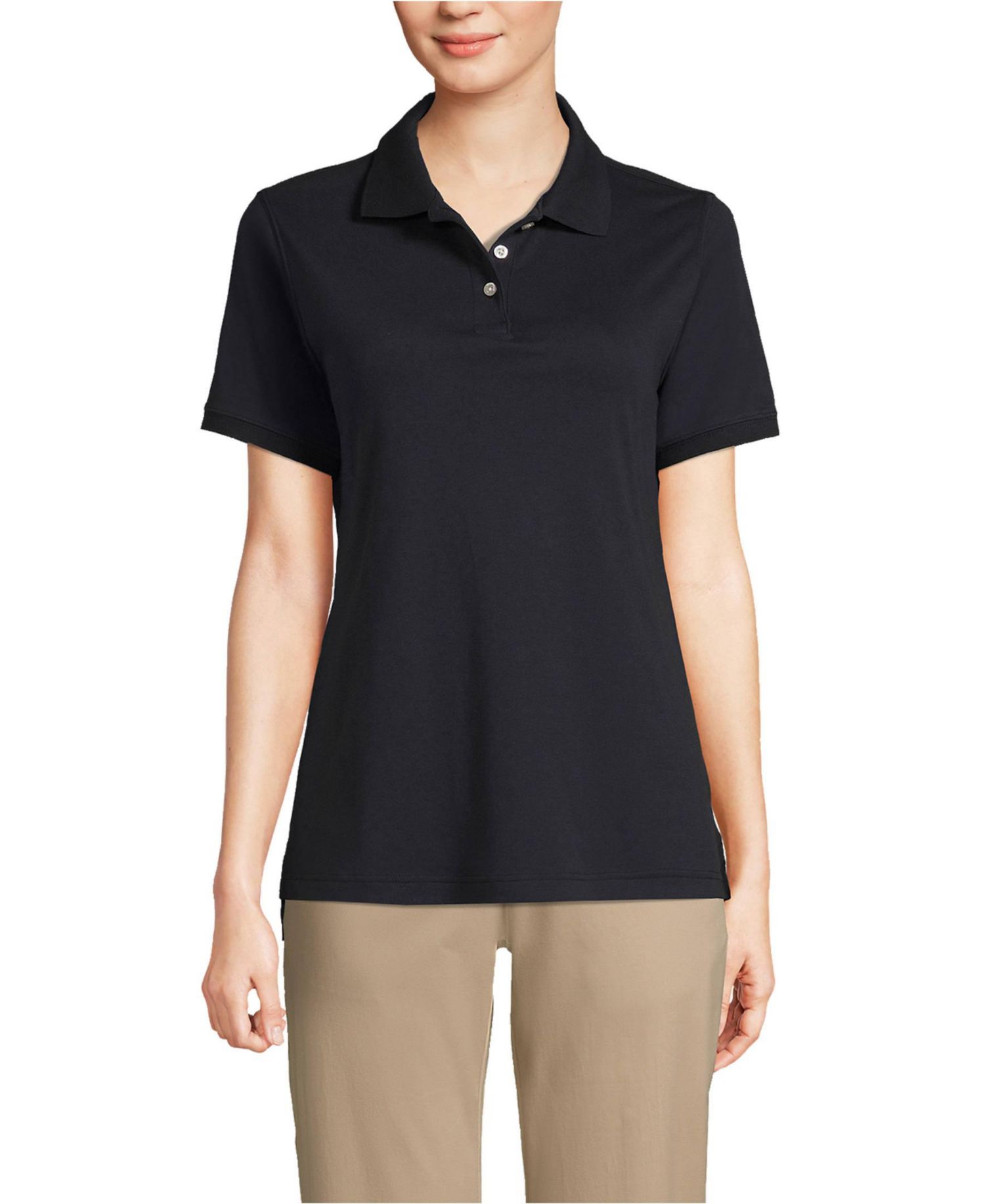 Women's Short Sleeve Interlock Polo Shirt