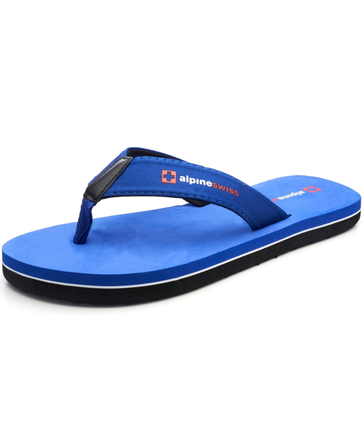 Men's Flip Flops Beach Sandals Eva Sole Lightweight Comfort Thongs - Royal blue