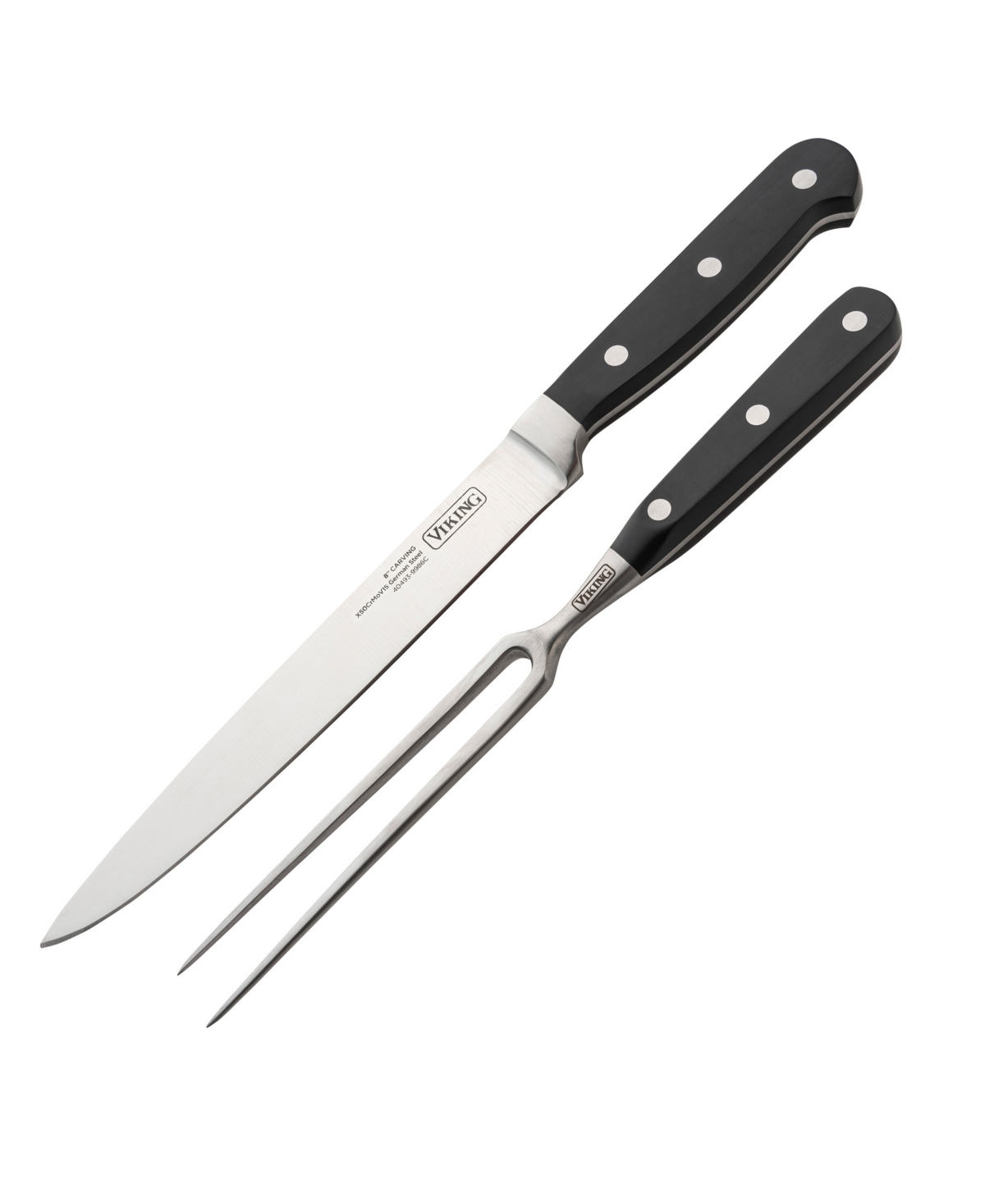 Viking Hard Anodized Non-stick Roaster With Rack And Carving Set, Copper Handles In Dark Gray
