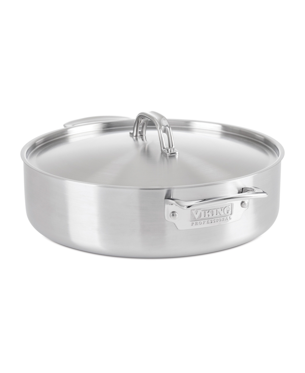 Viking Professional 5-ply Stainless Steel 6.4-quart Casserole Pan