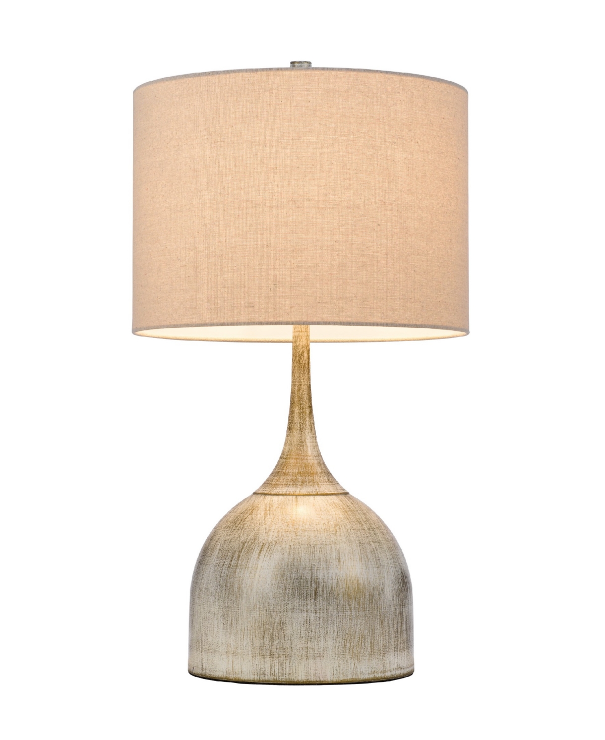 Cal Lighting Evanston 25.5" Height Metal Lamp Set In Drifted Wood
