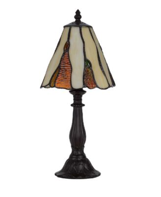 14" Height Metal and Resin Accent Lamp