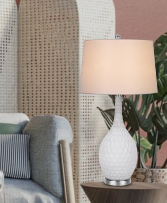 Pori 30.5" Height Glass Table Lamp Set