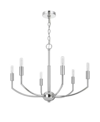 Maxton 6 Light 19" Height Metal Chandelier