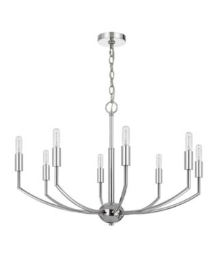 Maxton 8 Light 19" Height Metal Chandelier