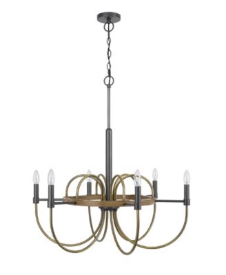 Seagrove 6 Light 31" Height Metal Chandelier
