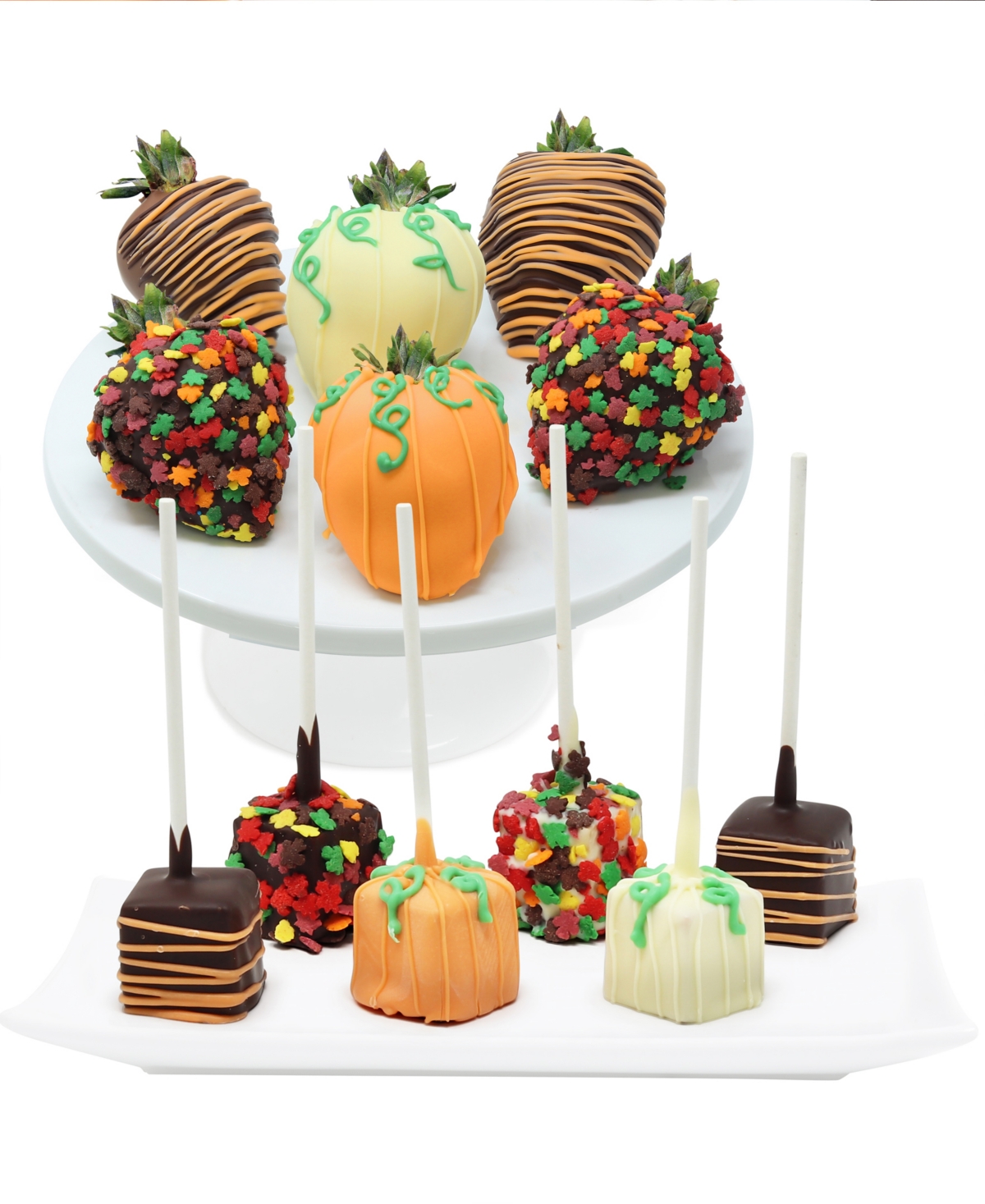 Chocolate Covered Company Fall Belgian Chocolate Covered Strawberries And Mini Cheesecake Pops, 12 Pieces In No Color