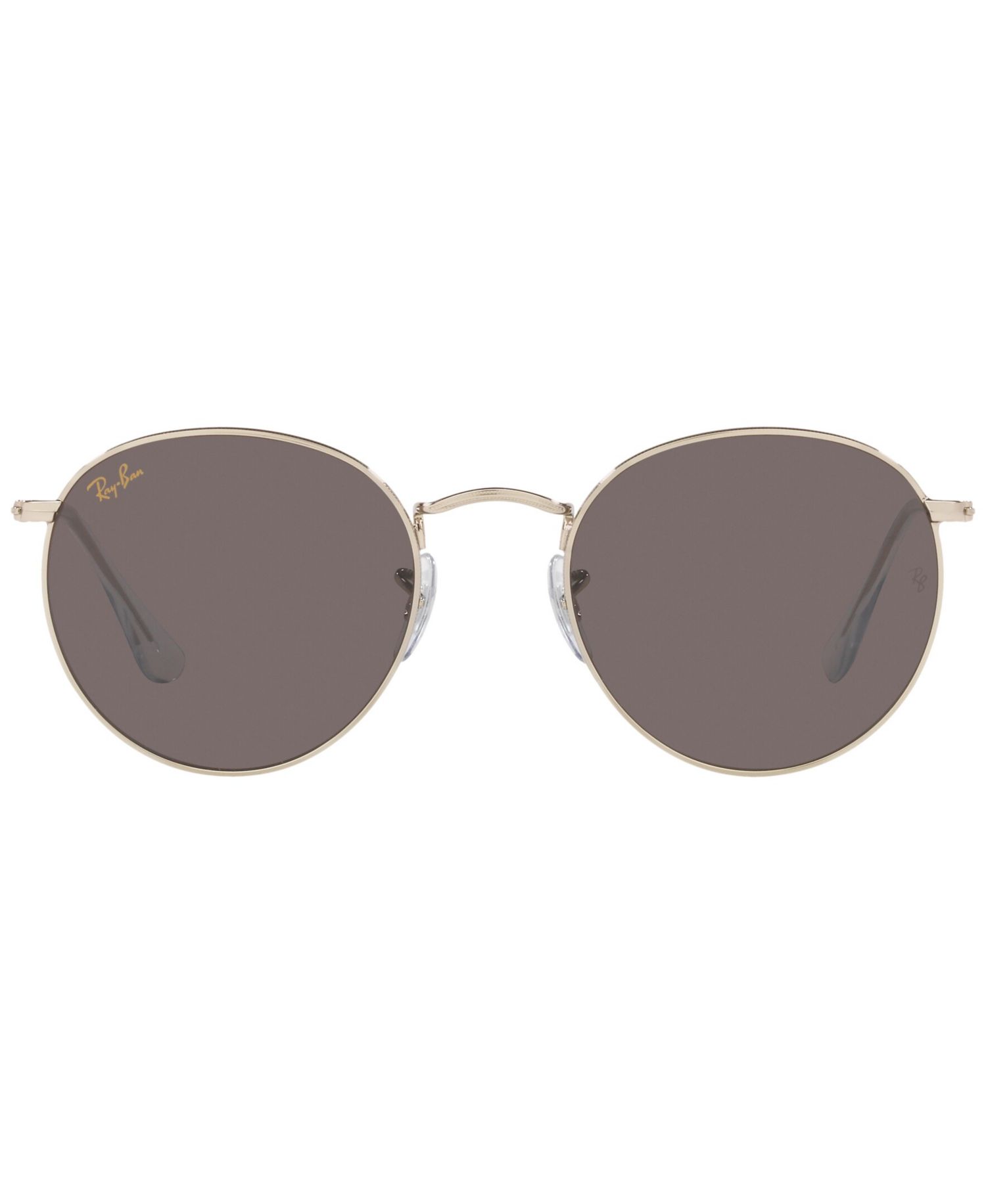Unisex Round Metal Legend Gold Sunglasses, RB3447L