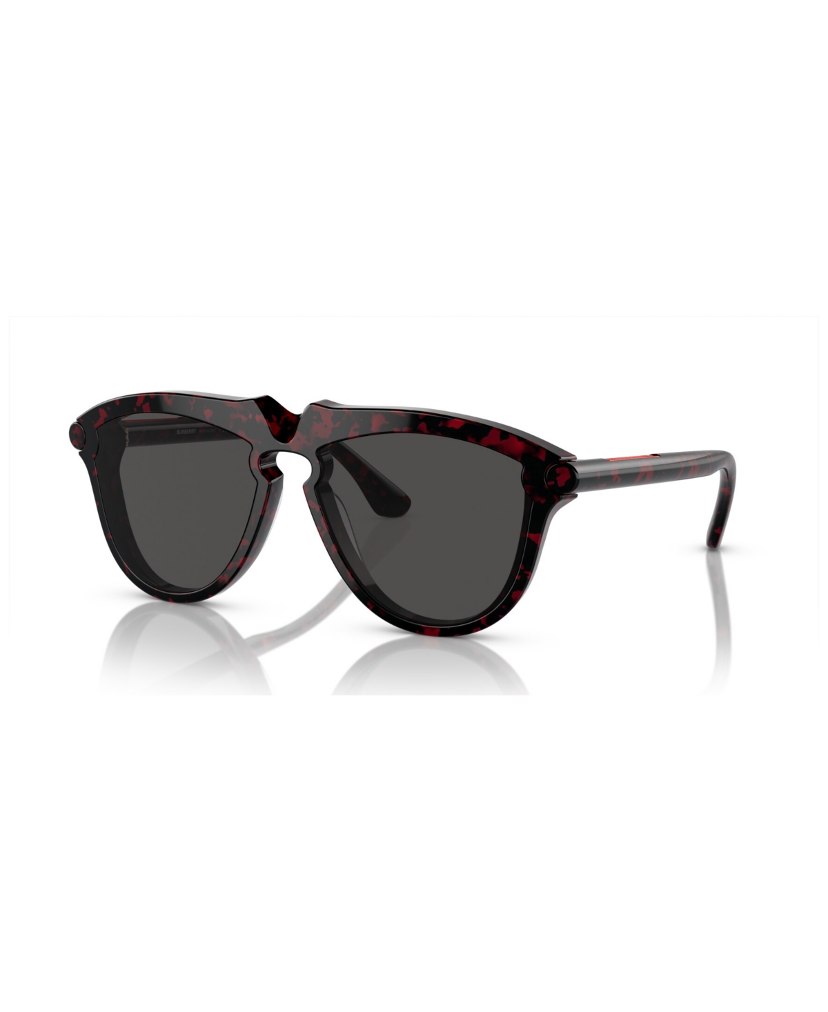 Shop Burberry Men's Sunglasses Be4417u In Red Havana