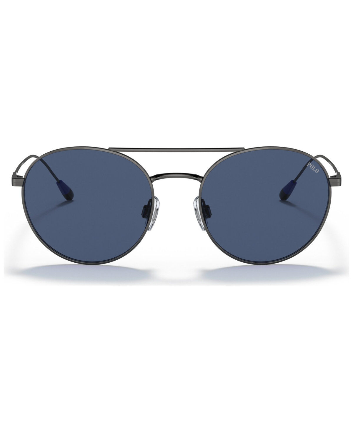 Shop Polo Ralph Lauren Men's Sunglasses, Ph3136 In Shiny Dark Gunmetal