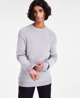 I.N.C. International Concepts Men s Plaited Crewneck Sweater Created for Macy s Macy s