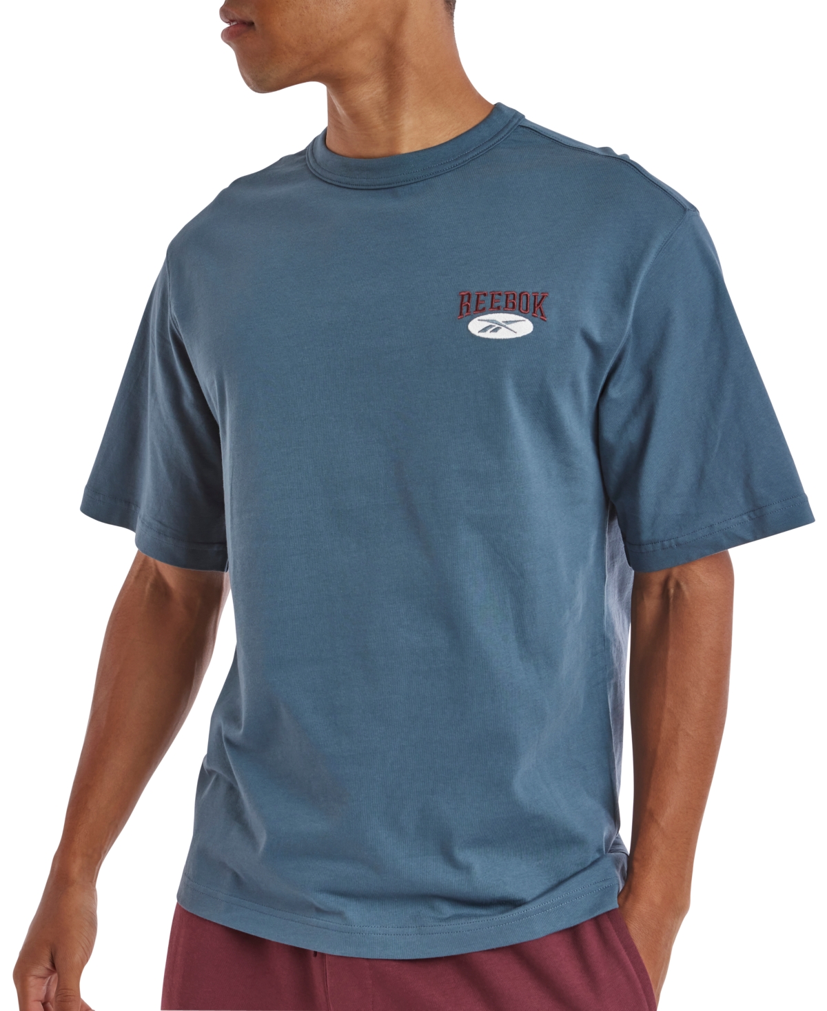 Reebok Men's Archive Essentials Regular-fit Embroidered Logo Graphic T