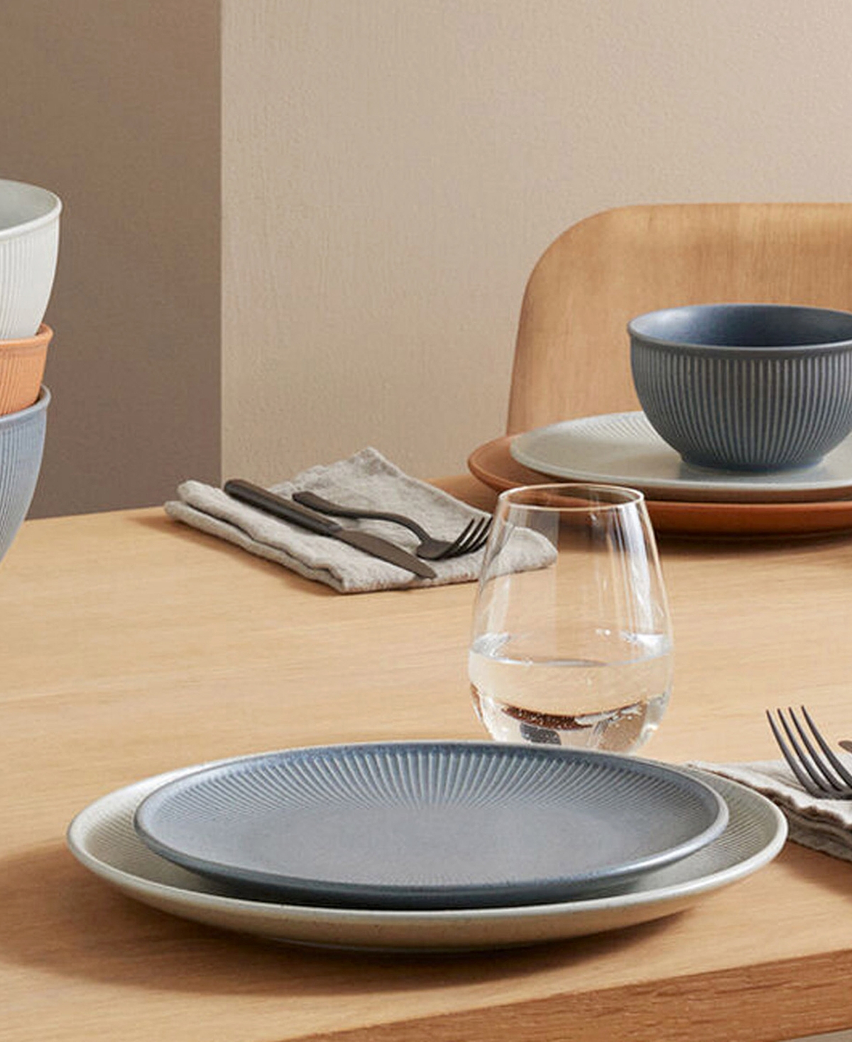Rosenthal Clay Set Of 4 Bread Butter Plates, Service For 4 In Sky Blue