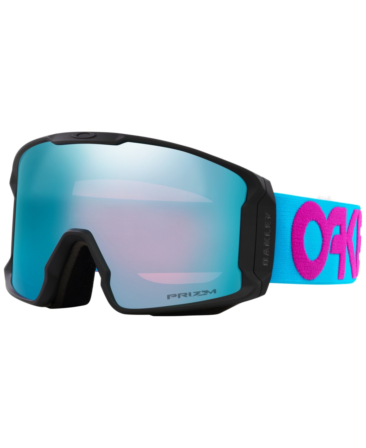 Oakley Unisex Line Miner L Snow Goggles In Bb Purple,prizm Snow Sapphire Iridium