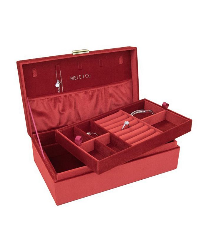 Mele & Co Jewel Elegant Velvet Jewelry Case Macy's