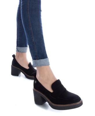 Women's Heeled Suede Moccasins By XTI