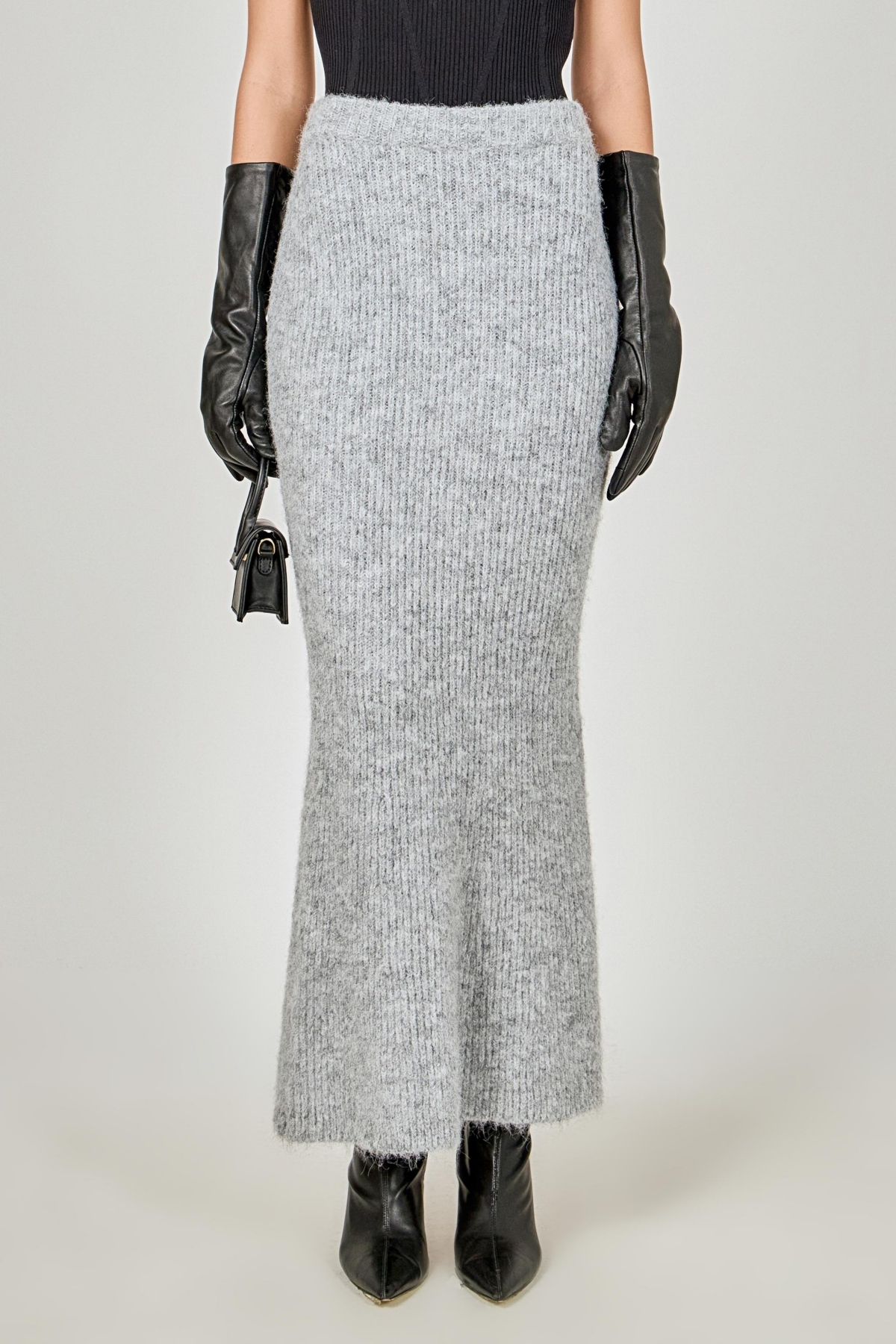 Women's Fuzzy Mermaid Maxi Skirt