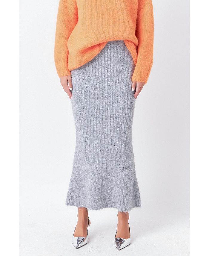 endless rose Women s Fuzzy Mermaid Maxi Skirt Macy s
