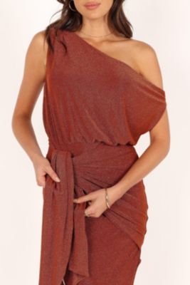 Womens Santiago Off Shoulder Midi Dress