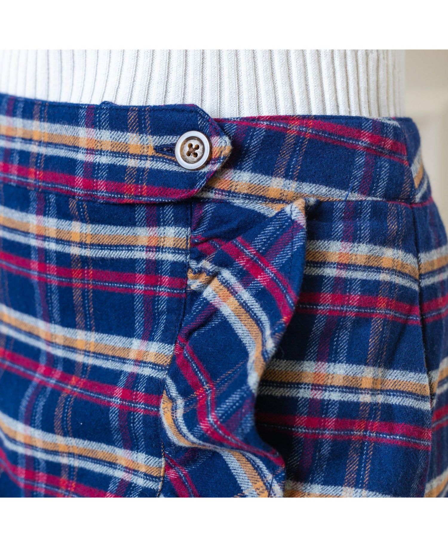 Women's Hope and Henry Flannel Ruffle Skirt