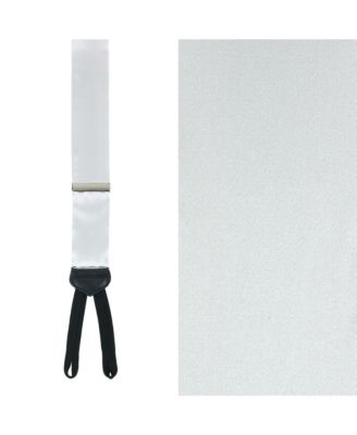 Men's Sutton Solid Color Silk Formal Suspenders | Y-Back, Adjustable Braces