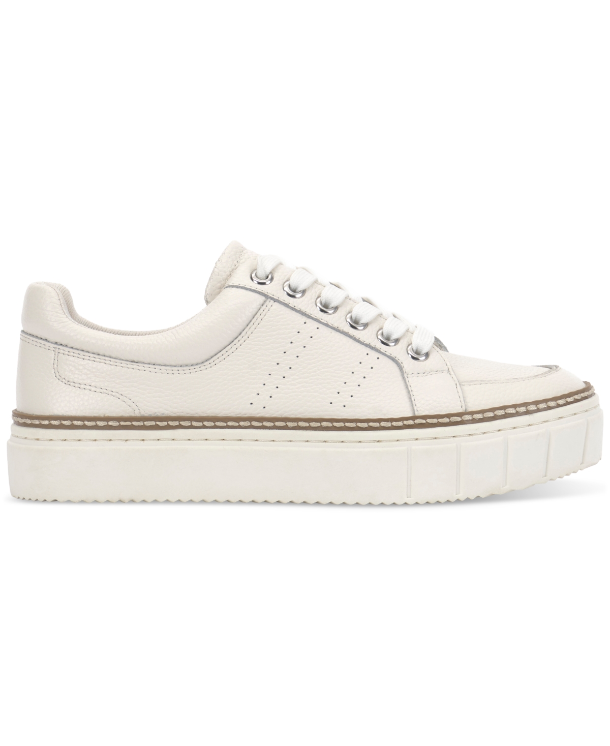 Shop Vince Camuto Women's Randay Lace-up Platform Sneakers In Bright White
