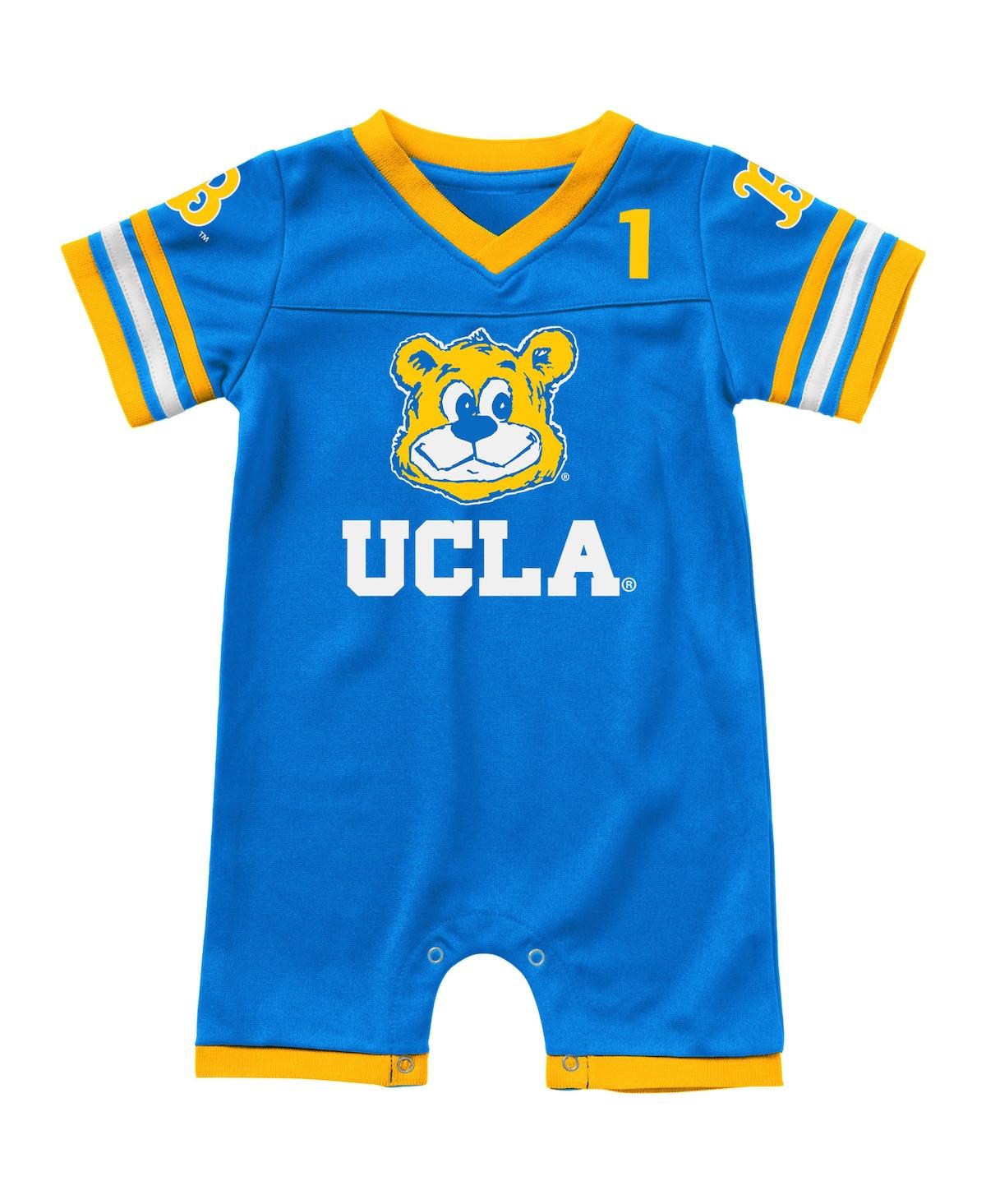 Shop Colosseum Newborn And Infant Boys And Girls  Blue Ucla Bruins Bumpo Football Logo Romper