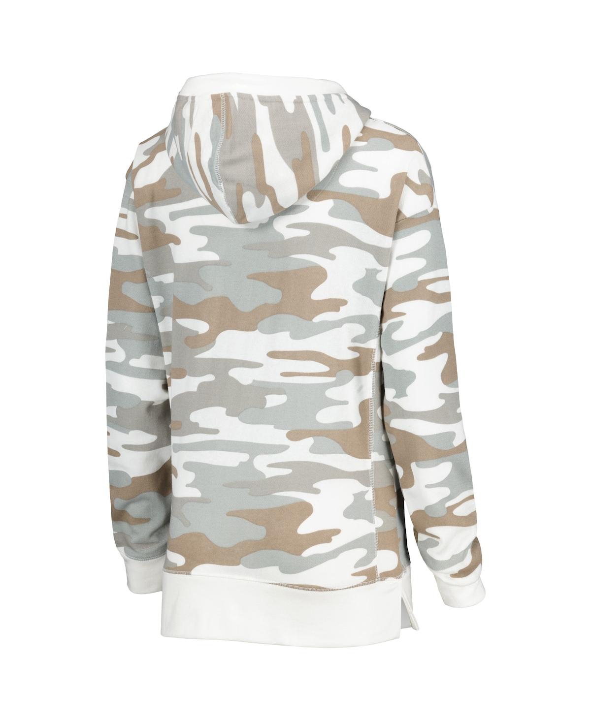 PRESSBOX WOMEN'S PRESSBOX CAMO NEBRASKA HUSKERS SAN PABLO PULLOVER HOODIE 