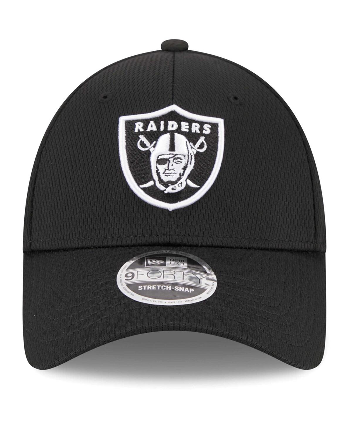Men's New EraLas Vegas Raiders Main B-Dub 9FORTY Adjustable Hat - Black