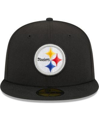 Men's Black Pittsburgh Steelers Main 59FIFTY Fitted Hat