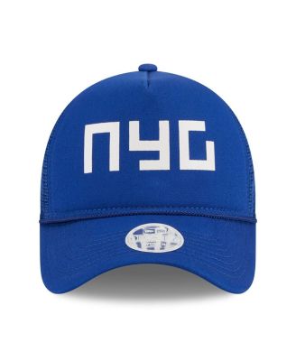 Women's Royal New York Giants McGee Trucker 9FORTY Adjustable Hat