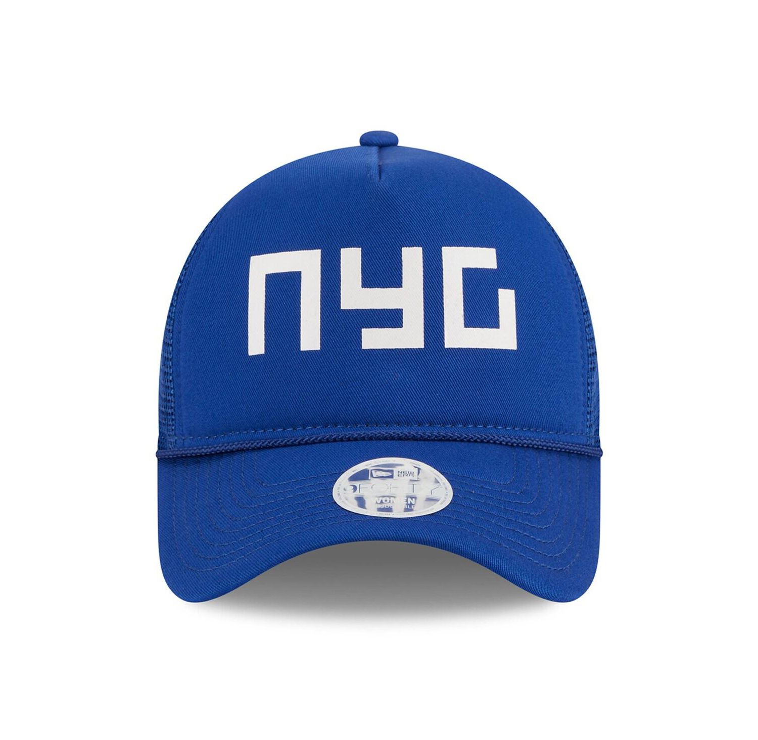 Women's Royal New York Giants McGee Trucker 9FORTY Adjustable Hat