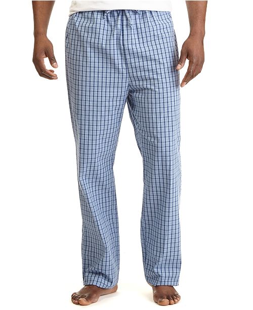 Nautica Men's Woven Plaid Pajama Pants & Reviews - Pajamas, Lounge ...