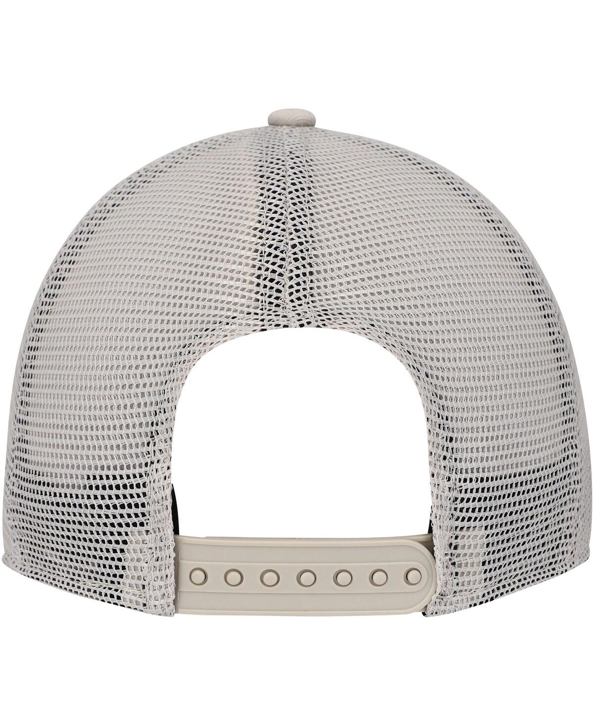 New Era Men's  Khaki Usmnt Established Patch 9forty A-frame Trucker Adjustable Hat In Khaki