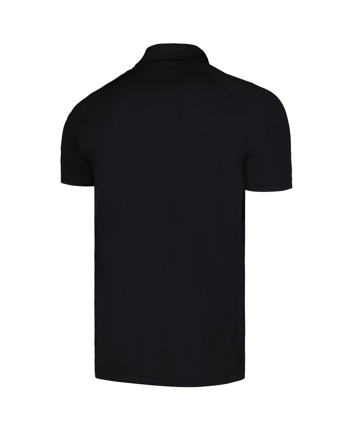 Shop Levelwear Men's  Black Chicago White Sox Sector Batter Up Raglan Polo Shirt