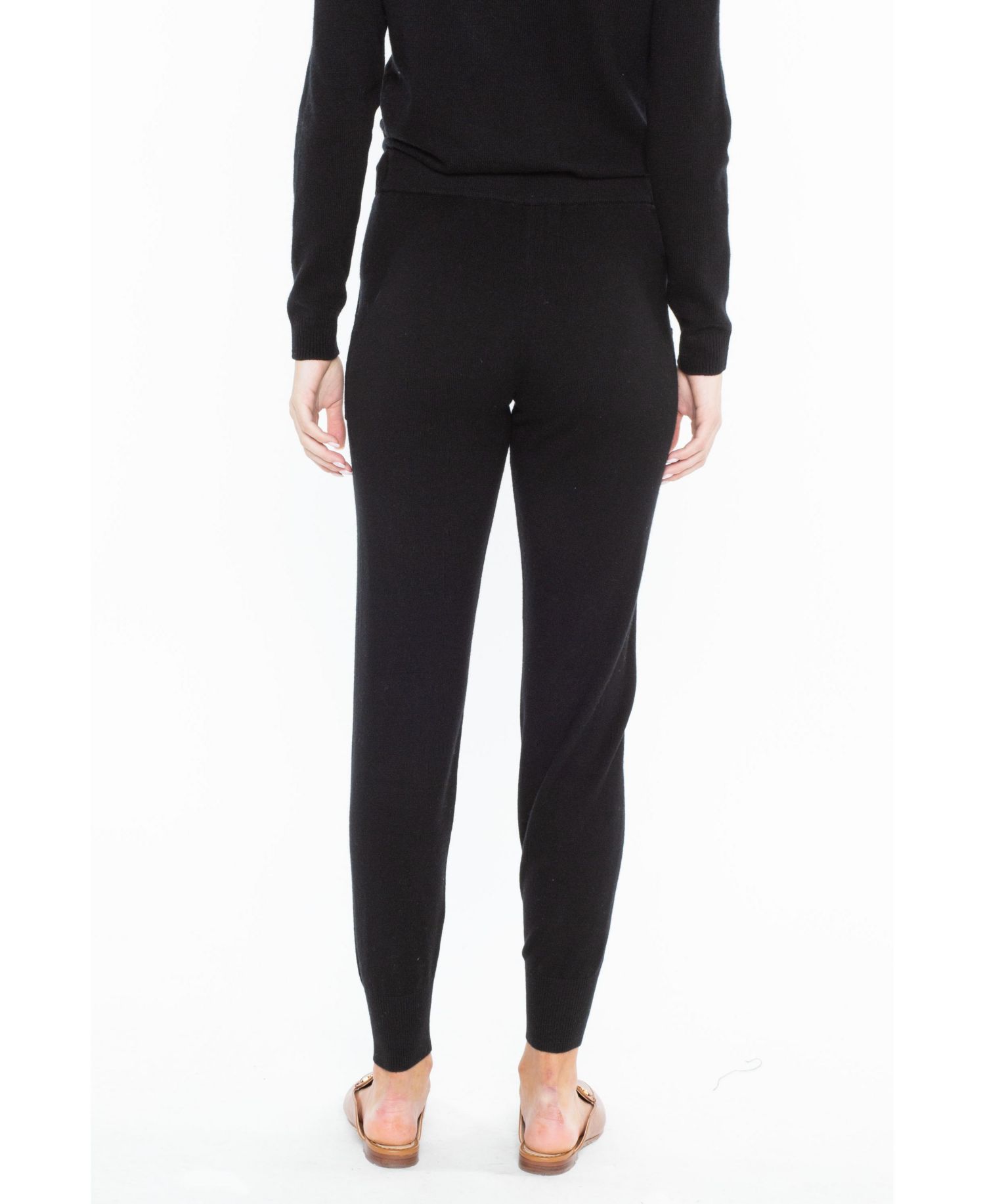 Women's 100% Pure Cashmere Knitted Jogger Pants