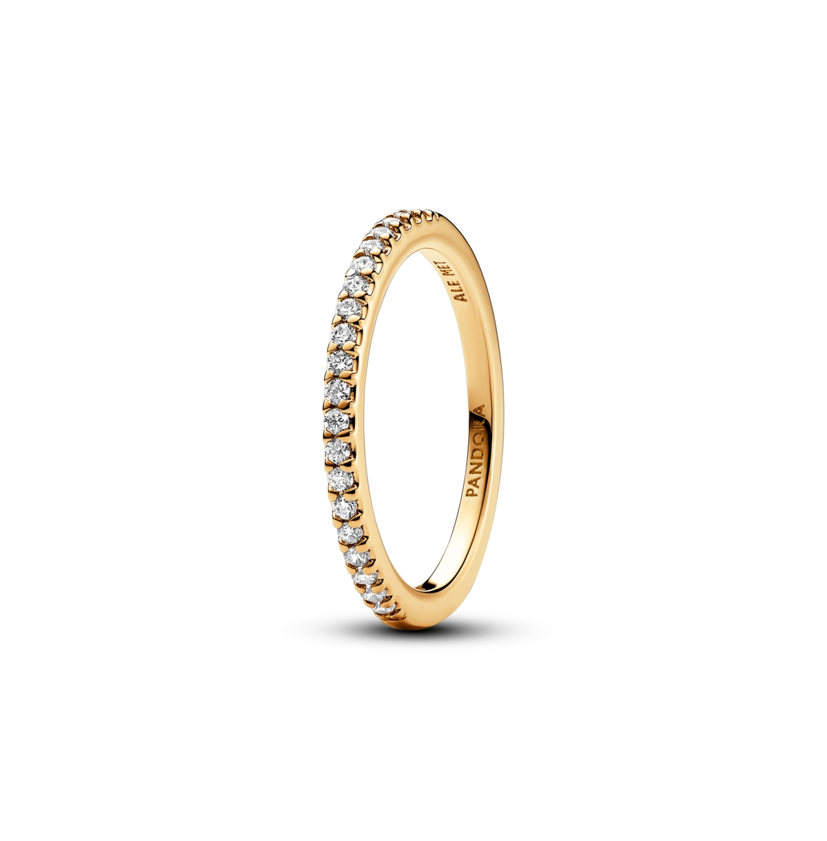 Pandora Cubic Zirconia Band Ring In Clear