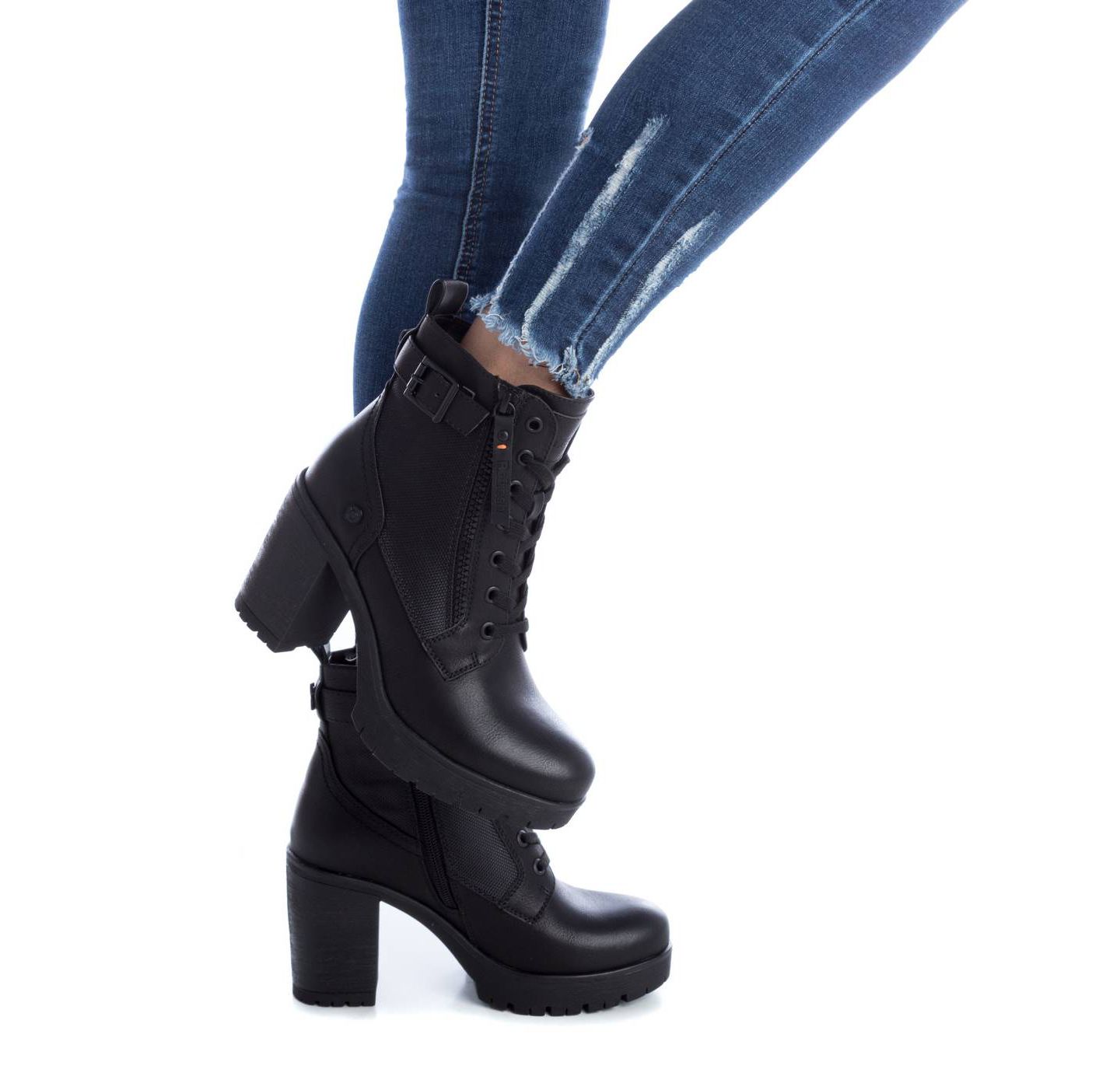 Женские ботинки XTI Casual Booties Refresh Collection, цвет: Чёрный — фото 3