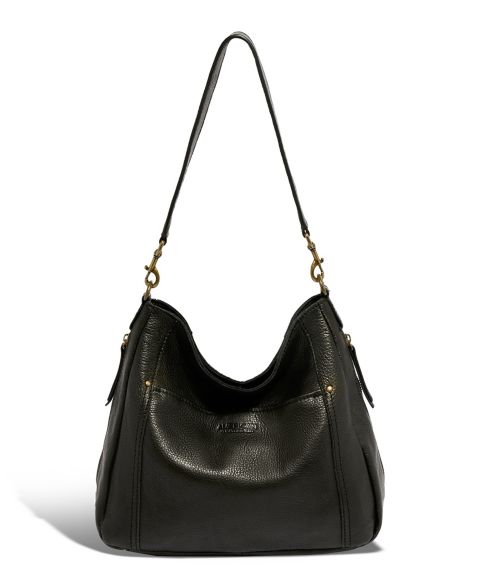 Женская сумка American Leather Co. Austin Shoulder, цвет: Чёрный гладкий
