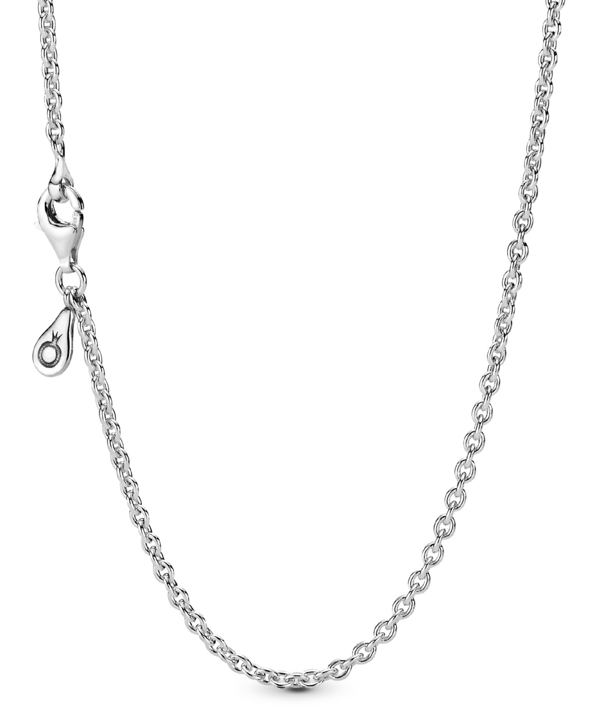 Moments Sterling Silver Cable Chain Necklace - Silver
