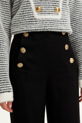 Women's Multi-Button Long Pants