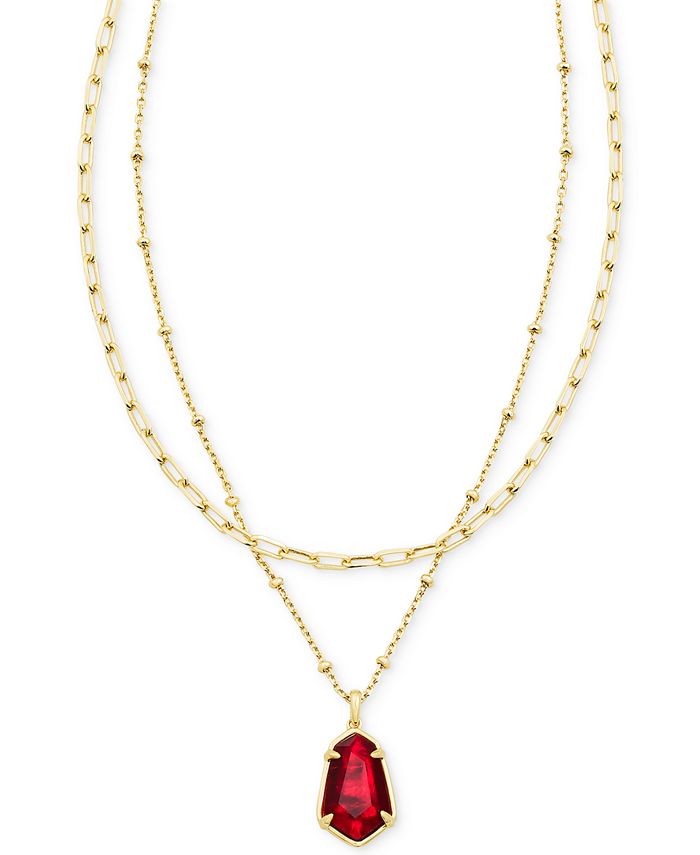 Kendra scott clearance multi drusy necklace