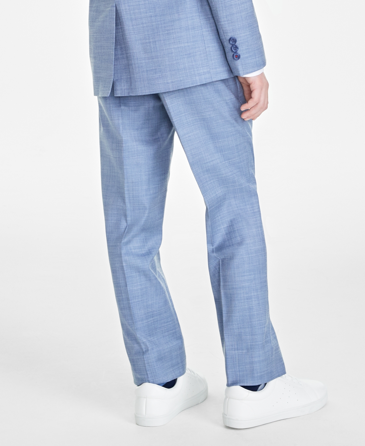 Tommy Hilfiger Big Boys Stretch Sharkskin Machine Washable Suit Pants