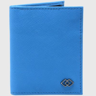 Men's Men RFID Leather Wallet Slim Front Pocket Wallet Business Card Case